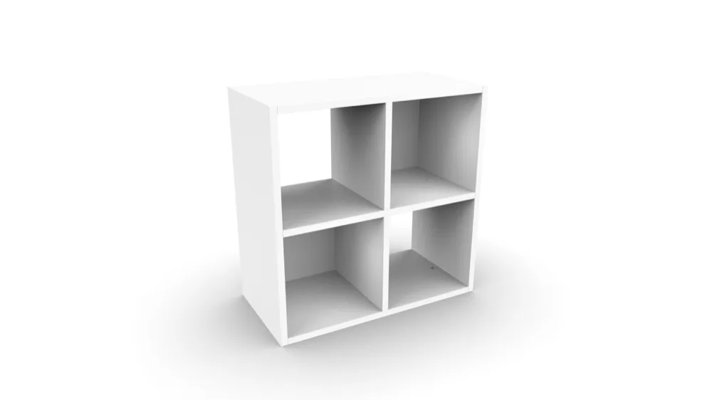 Organizador de cuatro cubos