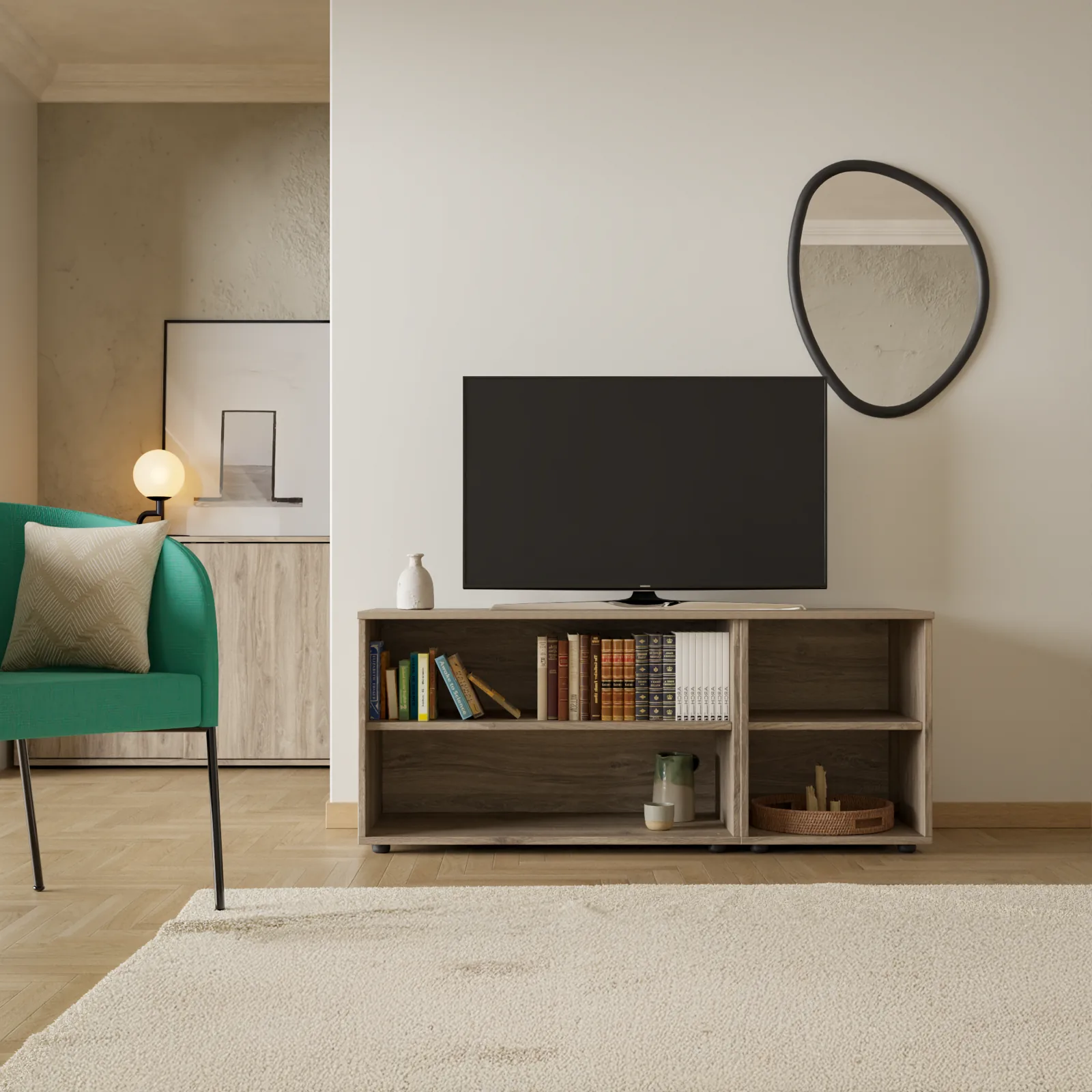 Credenza 135 - Con Tv - Báltico - Turquesa